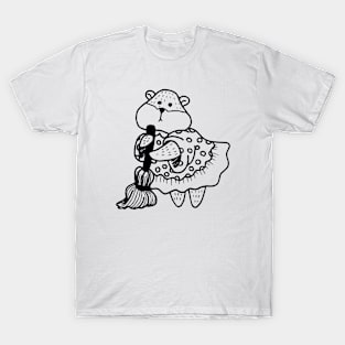 Hand Drawn Cute Animals T-Shirt